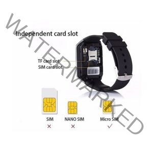 ANDROID SMART WRIST WATCH PHONE WATCH FOR ANDROID PHONES AND IOS (SIM CARD, MEMORY CARD, CAMERA)