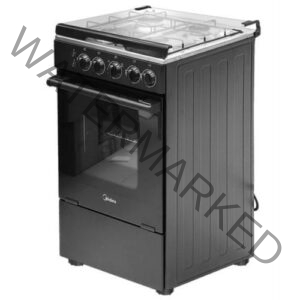 Bruhm 50 X 55, 4 Burner Gas Cooker With Oven And Grill